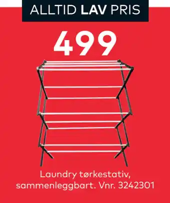 Skeidar Laundry tørkestativ tilbud