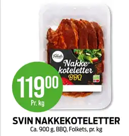 Kiwi Folkets nakkekoteletter tilbud