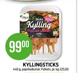 Kiwi Folkets kyllingspyd tilbud