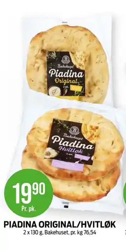 Kiwi Bakehuset piadina original tilbud
