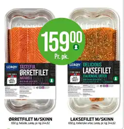 Kiwi Lerøy laksefilet tilbud
