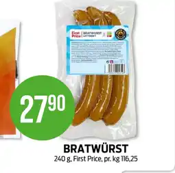 Kiwi First price bratwurst tilbud