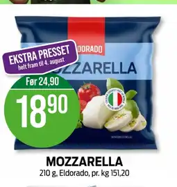Kiwi Eldorado mozzarella tilbud