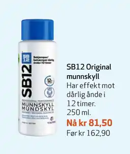 Apotek 1 SB12 Original munnskyll tilbud