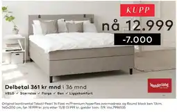 Skeidar Original kontinental tilbud