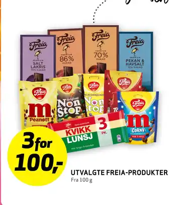 Bunnpris UTVALGTE FREIA-PRODUKTER tilbud
