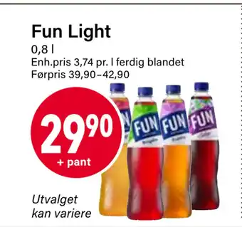 Nærbutikken Fun Light tilbud