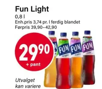 Nærbutikken Fun Light tilbud