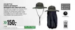 Sport Outlet KINETIC MYGGHATT MOSQUITO HAT ONE SIZE OLIVE tilbud