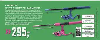 Sport Outlet KINETIC FISKESETT FOR BARN/JUNIOR tilbud