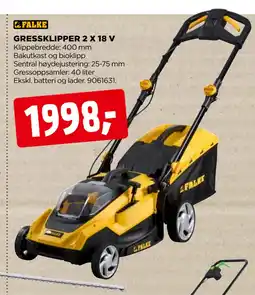 jem & fix GRESSKLIPPER 2 X 18 V tilbud