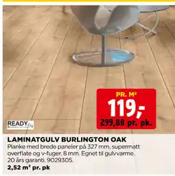 jem & fix LAMINATGULV BURLINGTON OAK tilbud