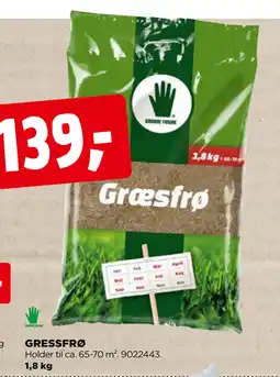 jem & fix GRESSFRØ tilbud