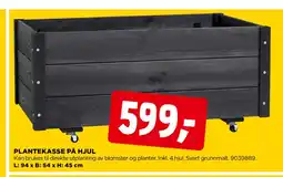 jem & fix PLANTEKASSE PÅ HJUL tilbud