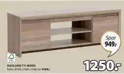 JYSK HASLUND TV-BORD tilbud
