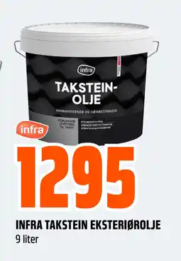 Obs Bygg INFRA TAKSTEIN EKSTERIØROLJE tilbud