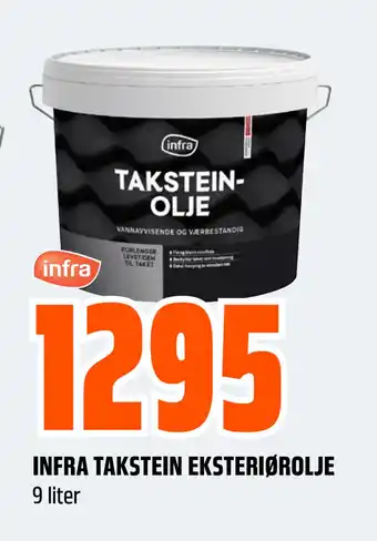 Obs Bygg INFRA TAKSTEIN EKSTERIØROLJE tilbud