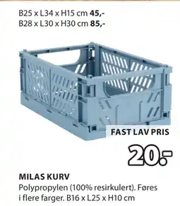 JYSK MILAS KURV tilbud