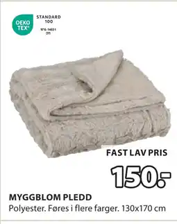 JYSK MYGGBLOM PLEDD tilbud