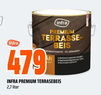 Obs Bygg INFRA PREMIUM TERRASEBEIS tilbud
