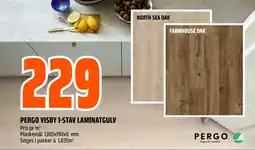 Obs Bygg PERGO VISBY 1-STAV LAMINATGULV tilbud