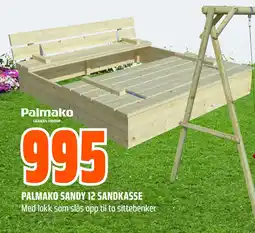Obs Bygg PALMAKO SANDY 12 SANDKASSE tilbud
