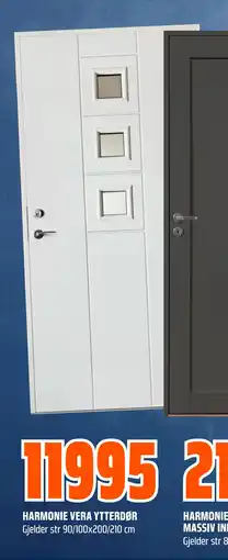 Obs Bygg HARMONIE VERA YTTERDØR tilbud