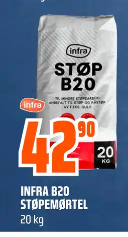 Obs Bygg INFRA B20 STØPEMØRTEL tilbud