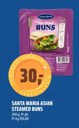 Coop Obs SANTA MARIA ASIAN STEAMED BUNS tilbud