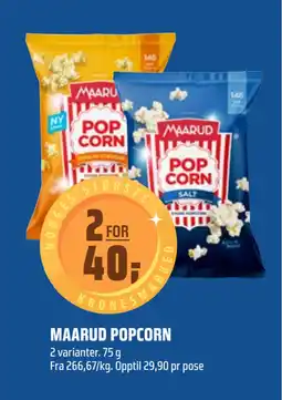 Coop Obs MAARUD POPCORN tilbud