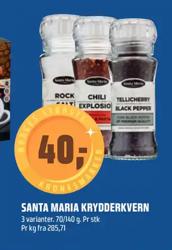 Coop Obs SANTA MARIA KRYDDERKVERN tilbud