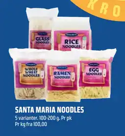 Coop Obs SANTA MARIA NOODLES tilbud
