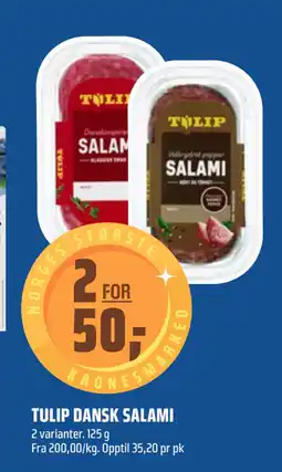 Coop Obs TULIP DANSK SALAMI tilbud