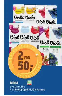 Coop Obs BIOLA tilbud