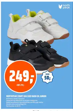 Coop Obs NORTHPEAK COURT HALLSKO BARN OG JUNIOR tilbud