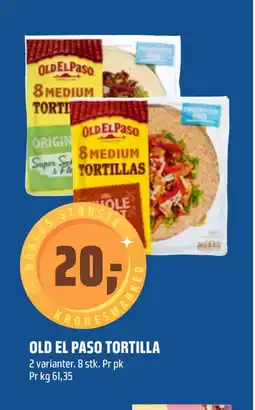 Coop Obs OLD EL PASO TORTILLA tilbud