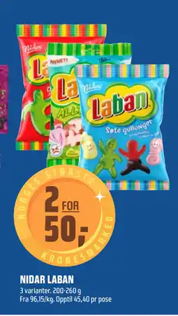Coop Obs NIDAR LABAN tilbud
