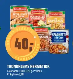Coop Obs TRONDHJEMS HERMETIKK tilbud