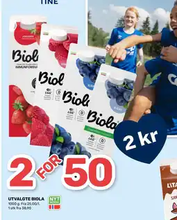 Coop Marked UTVALGTE BIOLA tilbud