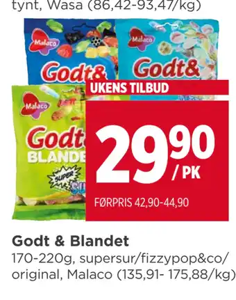 Meny Godt & Blandet tilbud