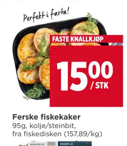 Meny Ferske fiskekaker tilbud