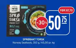 Rema 1000 SPRØBAKT TORSK tilbud
