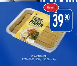 Rema 1000 FISKEPINNER tilbud