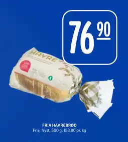 Rema 1000 FRIA HAVREBRØD tilbud
