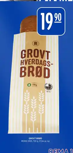 Rema 1000 GROVT BRØD tilbud
