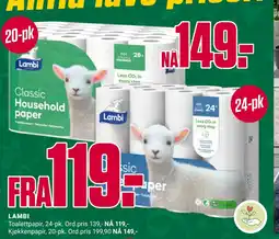Europris LAMBI tilbud