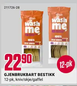 Europris GJENBRUKBART BESTIKK tilbud