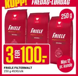 Europris FRIELE FILTERMALT tilbud