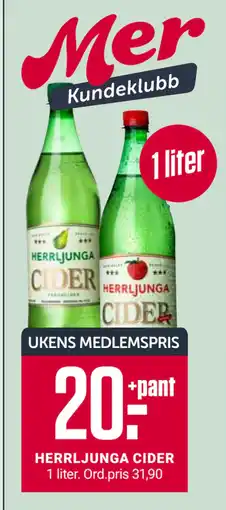 Europris HERRLJUNGA CIDER tilbud