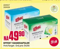 Europris EFFEKT VASKEKAPSLER tilbud